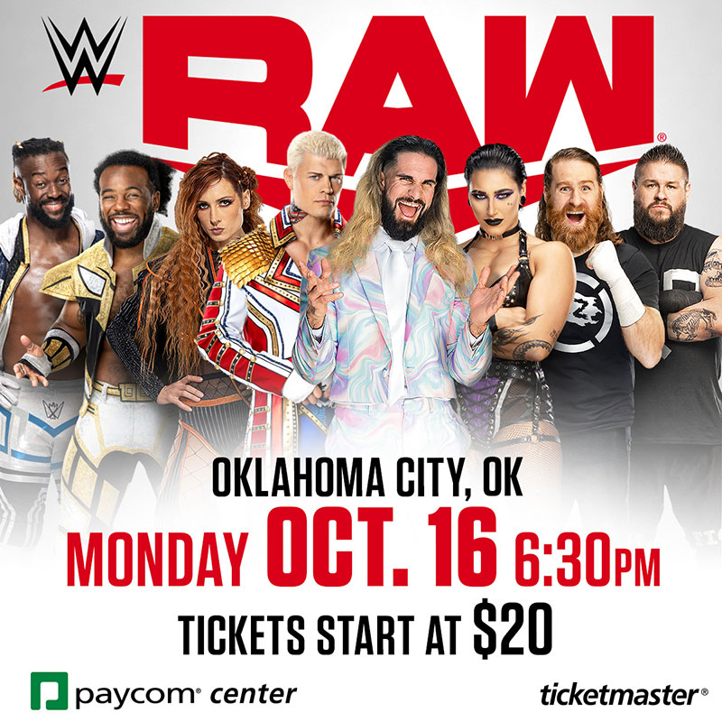 WWE Raw Oklahoma's New Country
